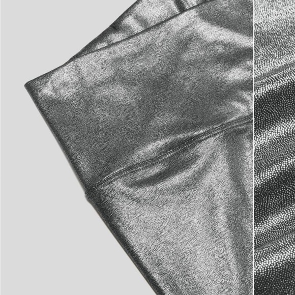 HALARA softly zero faux leather  crossover back pocket front crossover leggings - Picture 6 of 13